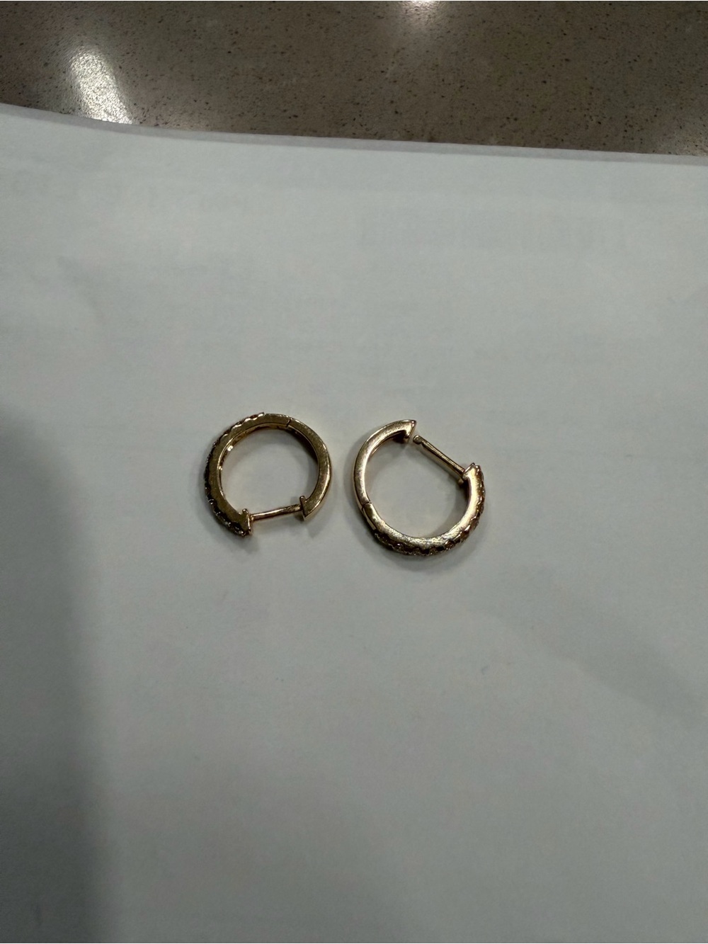 Ring Concierge Diamond Huggies - Picture 3 of 3